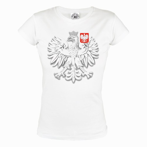 KOSZULKA DAMSKA POLSKA REPREZENTACJA POLSKI GODŁO
