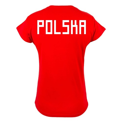 KOSZULKA DAMSKA POLSKA REPREZENTACJA POLSKI ORZEŁ BIAŁY GODŁO 2