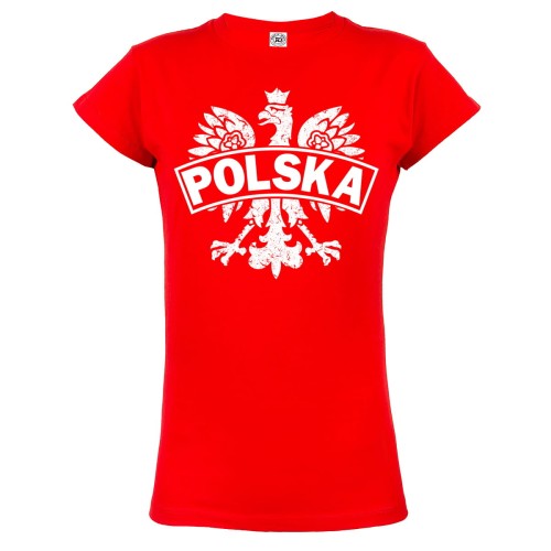 KOSZULKA DAMSKA POLSKA REPREZENTACJA POLSKI ORZEŁ BIAŁY 1