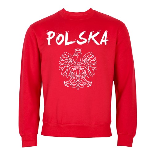 MĘSKA BLUZA DLA KIBICA POLSKA REPREZENTACJA POLSKI ORZEŁ BIAŁY