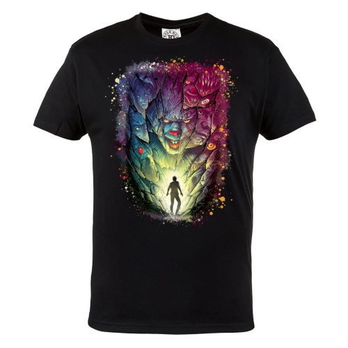 MĘSKA KOSZULKA Z NADRUKIEM FILMOWA HORROR PENNYWISE 1