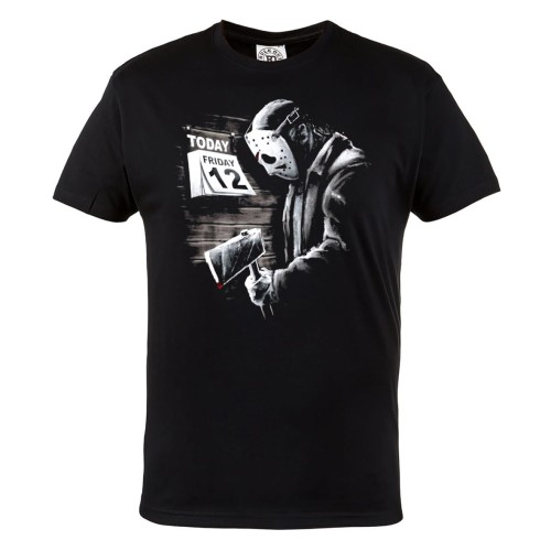 MĘSKA KOSZULKA Z NADRUKIEM FILMOWA HORROR PIĄTEK TRZYNASTEGO