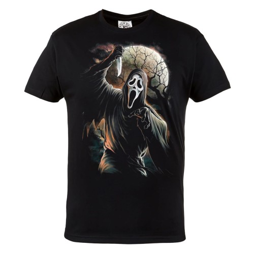 MĘSKA KOSZULKA Z NADRUKIEM FILMOWA HORROR HALLOWEEN KRZYK 1