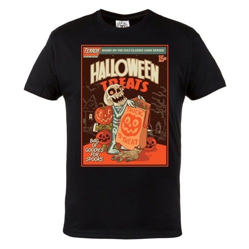 MĘSKA KOSZULKA Z NADRUKIEM FILMOWA HORROR NA HALLOWEEN TERROR COMICS HALLOWEEN TREATS 1