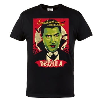 MĘSKA KOSZULKA Z NADRUKIEM FILMOWA HORROR NA HALLOWEEN HRABIA DRACULA 1