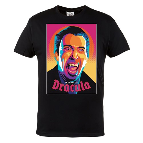 MĘSKA KOSZULKA Z NADRUKIEM FILMOWA HORROR NA HALLOWEEN DRACULA