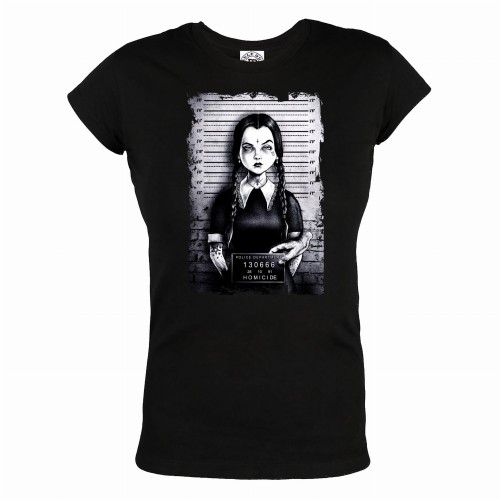 DAMSKA KOSZULKA NA HALLOWEEN HORROR RODZINA ADDAMSÓW WEDNESDAY ADDAMS 1