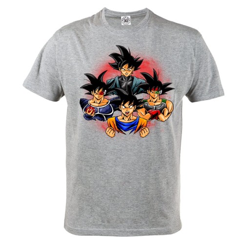 DRAGON BALL Z MĘSKA KOSZULKA Z NADRUKIEM DLA FANA MANGA ANIME GOKU VEGETA  1
