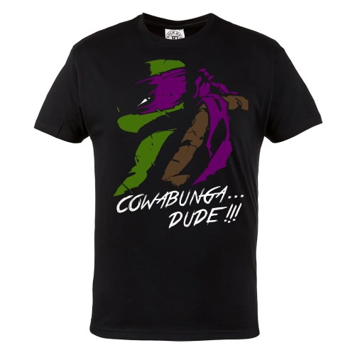 MĘSKA KOSZULKA WOJOWNICZE ŻÓŁWIE NINJA DONATELLO COWABUNGA DUDE 1