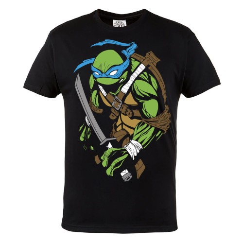 MĘSKA KOSZULKA WOJOWNICZE ŻÓŁWIE NINJA LEONARDO 1