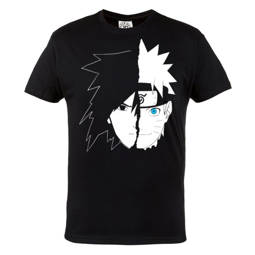 MĘSKA KOSZULKA DLA FANA NARUTO NINJA SHONEN MANGA ANIME SASUKE/NARUTO