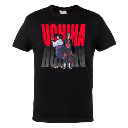 MĘSKA KOSZULKA DLA FANA NARUTO SHIPPUDEN NINJA SHONEN MANGA ANIME POSTACIE UCHIHA