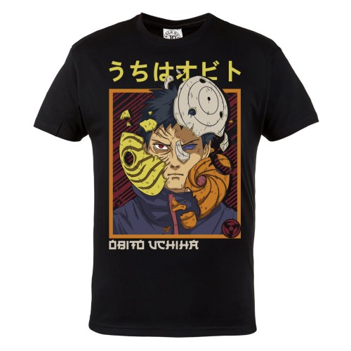MĘSKA KOSZULKA DLA FANA NARUTO NINJA SHONEN MANGA ANIME TOBI OBITO UCHIHA 1