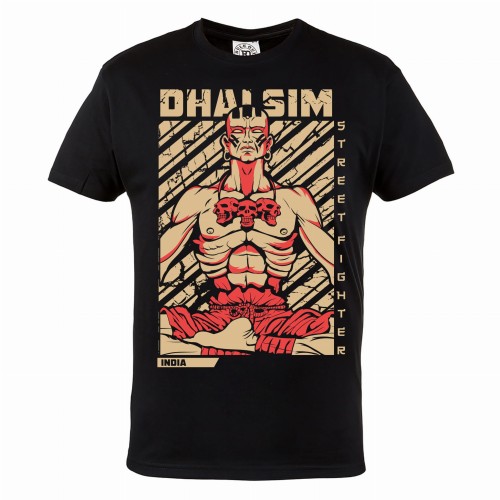 KOSZULKA MĘSKA DLA GRACZA STREET FIGHTER DHALSIM DŁUGIE RAMIĘ 1