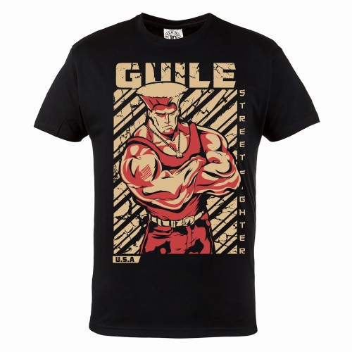 KOSZULKA MĘSKA DLA GRACZA STREET FIGHTER PUŁKOWNIK GUILE 1