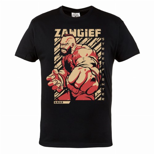 KOSZULKA MĘSKA DLA GRACZA STREET FIGHTER ZANGIEF CZERWONY CYKLON 1