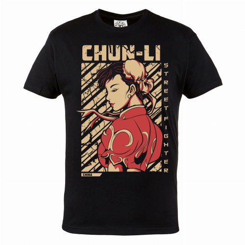 KOSZULKA MĘSKA DLA GRACZA STREET FIGHTER OFICER CHUN-LI 1