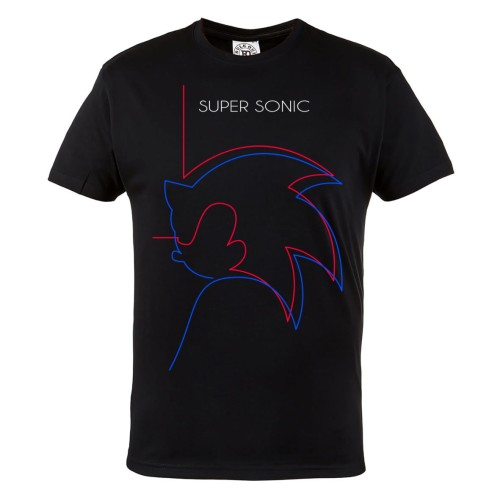 KOSZULKA GAMINGOWA DLA GRACZA SONIC THE HEDGEHOG NIEBIESKI JEŻ SUEPR SONIC 1