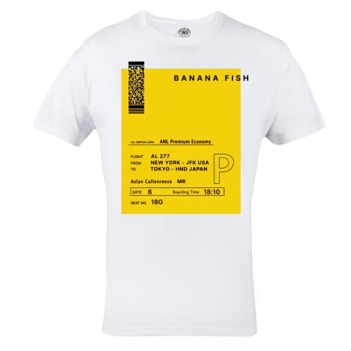 KOSZULKA DLA FANA MANGI BANANA FISH TICKET ANIME MANGA 1