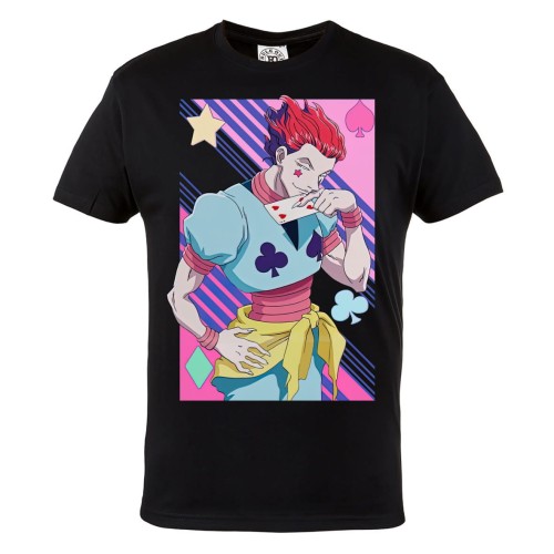 KOSZULKA ANIME HUNTER X HUNTER MANGA HISOKA MOROW KARTY 1