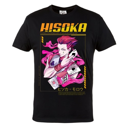 KOSZULKA ANIME HUNTER X HUNTER MANGA DLA FANA HISOKA FASCINATING TO WATCH 1