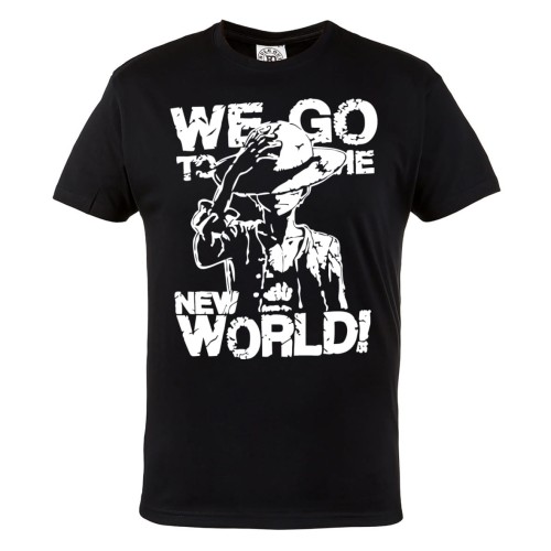 MĘSKA KOSZULKA MANGA ONE PIECE ANIME DLA FANA WE GO TO THE NEW WORLD 1