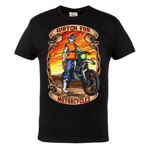 KOSZULKA MOTO MOTORYZACYJNA MOTOCROSS WATCH FOR MOTORCYCLES 1