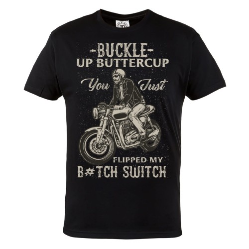 KOSZULKA MOTO MOTORYZACYJNA BUCKLE UP BUTTERCUP 1