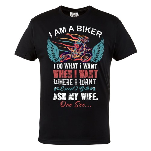 KOSZULKA MOTO MOTORYZACYJNA I AM A BIKER