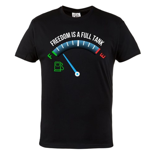 KOSZULKA MOTO MOTORYZACYJNA PEŁNY BAK FREEDOM IS A FULL TNAK