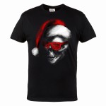 KOSZULKA ŚWIĄTECZNA MĘSKA SANTA SCARY