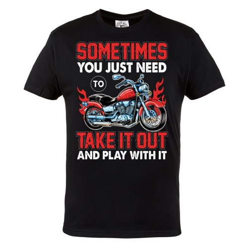KOSZULKA MOTO MOTORYZACYJNA MOTOCYKL MOTOR TAKE IT OUT AND PLAY WITH IT