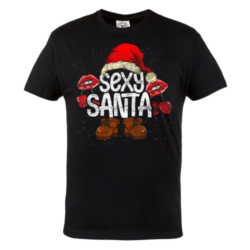 KOSZULKA ŚWIĄTECZNA NA ŚWIĘTA ŚWIĘTY MIKOŁAJ SEXY SANTA 1