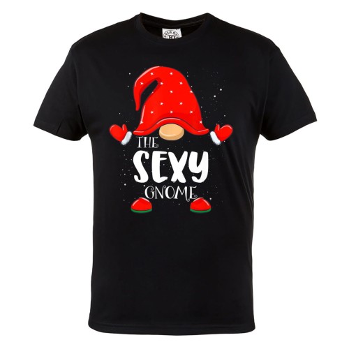 KOSZULKA ŚWIĄTECZNA NA ŚWIĘTA KRASNAL GNOM THE SEXY GNOME 1
