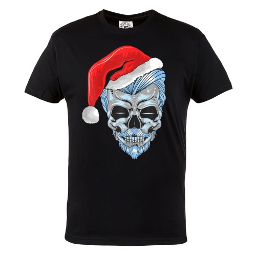 KOSZULKA ŚWIĄTECZNA NA ŚWIĘTA MROCZNA CZASZKA CZACHA 1