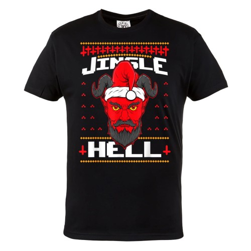 KOSZULKA ŚWIĄTECZNA NA ŚWIĘTA DIABEŁ DEVIL JINGLE HELL