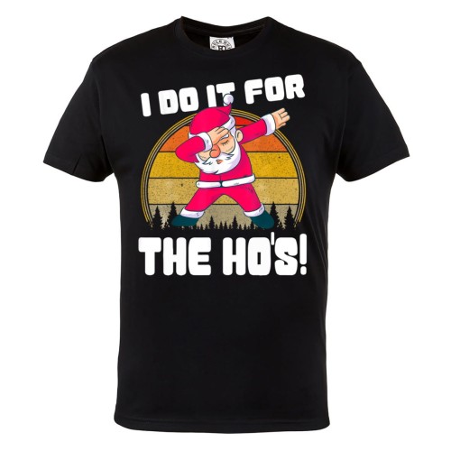 KOSZULKA ŚWIĄTECZNA NA ŚWIĘTA ŚWIĘTY MIKOŁAJ DABBING I DO IT FOR THE HO'S