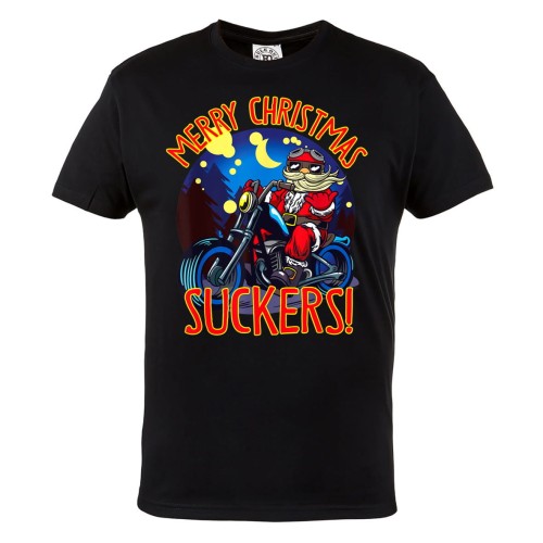 KOSZULKA ŚWIĄTECZNA NA ŚWIĘTA ŚWIĘTY MIKOŁAJ WESOŁYCH ŚWIĄT MERRY CHRISTMAS SUCKERS 1