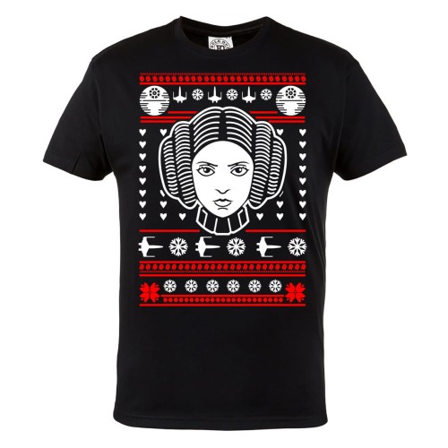 KOSZULKA ŚWIĄTECZNA NA ŚWIĘTA STAR WARS GWIEZDNE WOJNY KSIĘŻNICZKA LEIA