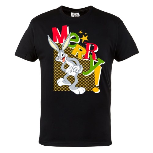 KOSZULKA ŚWIĄTECZNA NA ŚWIĘTA KRÓLIK BUGS WESOŁYCH MERRY 1