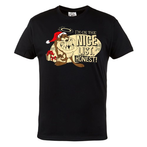 KOSZULKA ŚWIĄTECZNA NA ŚWIĘTA KRÓLIK BUGS DIABEŁ TASMAŃSKI LISTA GRZECZNYCH I'M ON THE NICE LIST 1