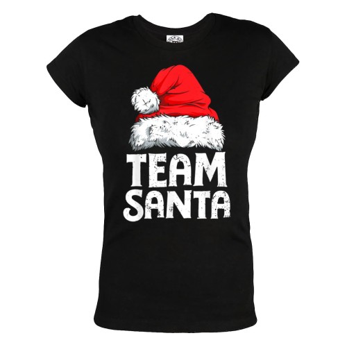 DAMSKA KOSZULKA ŚWIĄTECZNA NA ŚWIĘTA DRUŻYNA ŚWIĘTEGO MIKOŁAJA TEAM SANTA 1