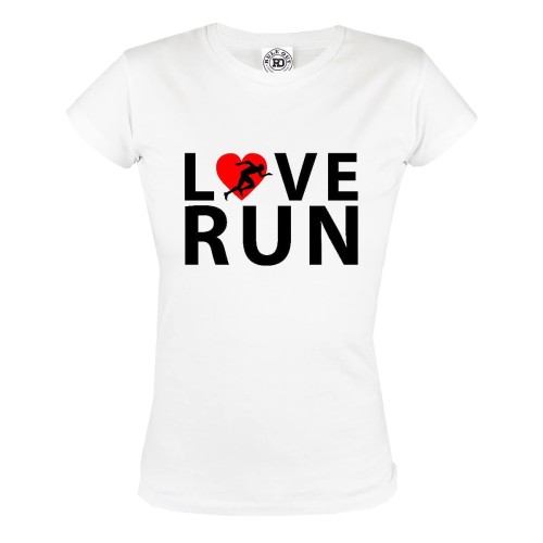 KOSZULKA DAMSKA I LOVE RUN 3