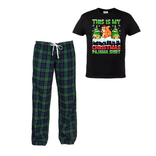 MĘSKA PIŻAMA ŚWIĄTECZNA PREZENT THIS IS MY CHRISTMAS PAJAMA SHIRT