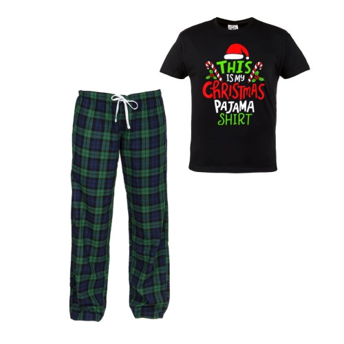 MĘSKA PIŻAMA ŚWIĄTECZNA PREZENT THIS IS MY CHRISTMAS PAJAMA SHIRT