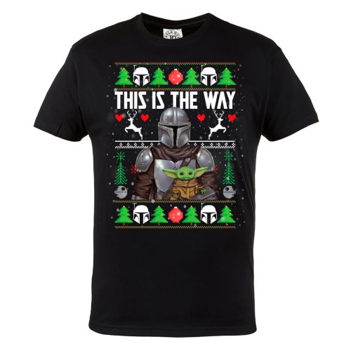 MĘSKA PIŻAMA ŚWIĄTECZNA PREZENT BOŻE NARODZENIE MANDALORIAN BABY YODA THIS IS THE WAY 2