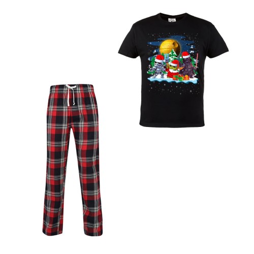 MĘSKA PIŻAMA ŚWIĄTECZNA PREZENT ŚWIĄTECZNE GWIEZDNE WOJNY STAR WARS 1