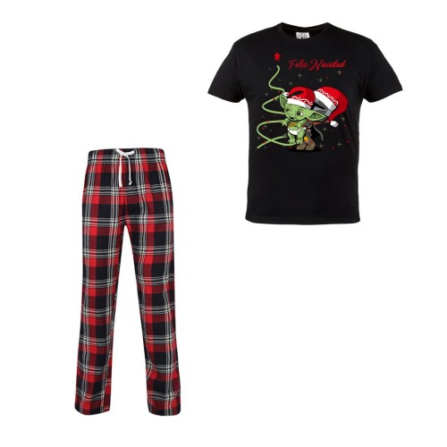 MĘSKA PIŻAMA ŚWIĄTECZNA PREZENT FELIZ NAVIDAD STAR WARS MADNALORIAN