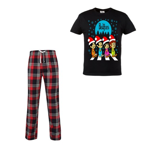 MĘSKA PIŻAMA ŚWIĄTECZNA PREZENT BOŻE NARODZENIE THE BEATLES
