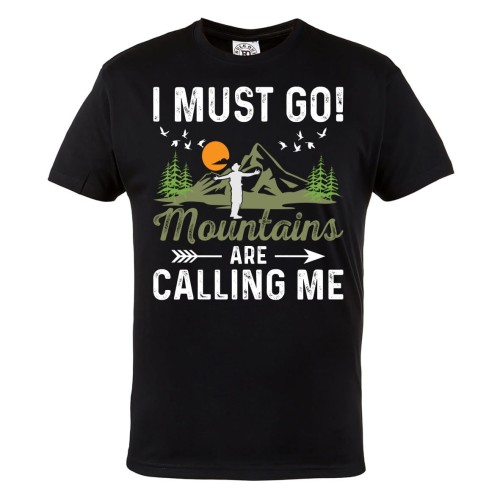 KOSZULKA DLA PODRÓŻNIKA TREKKING GÓRSKIE WYCIECZKI I MUST GO